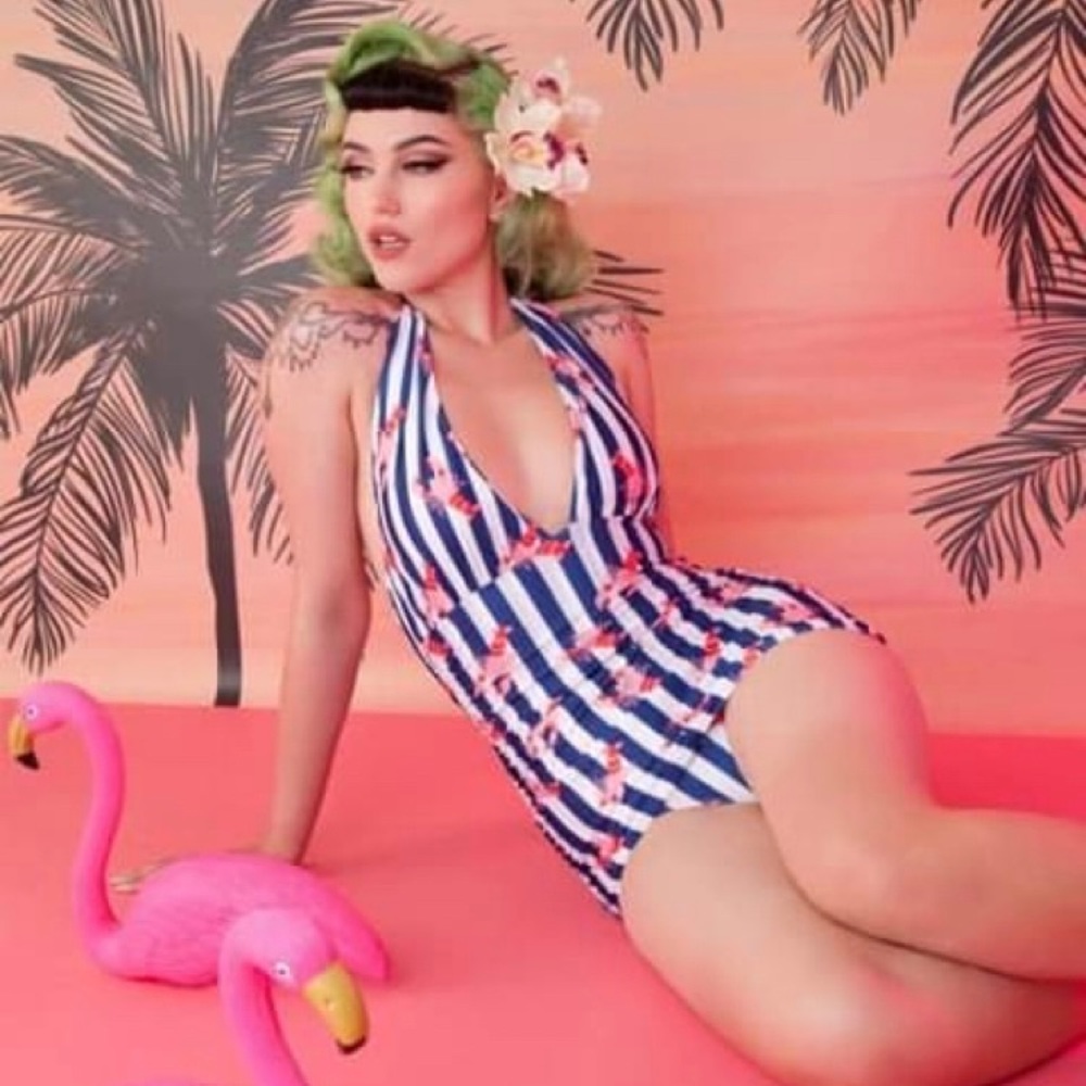 Collectif x Playful Promises lobster swimsuit